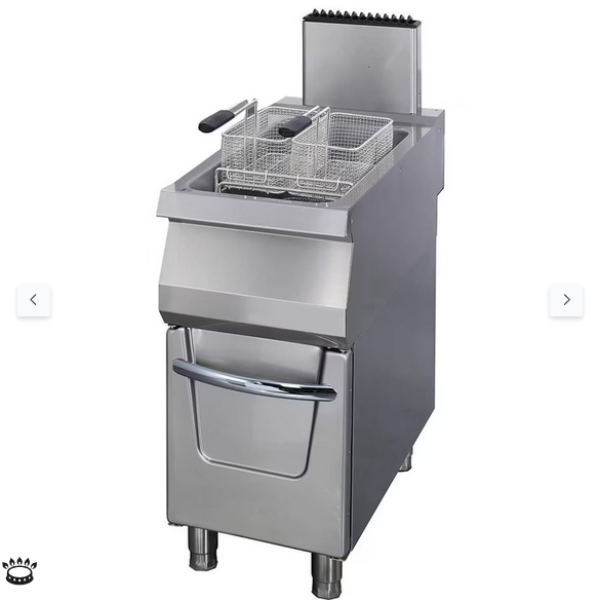  Φριτέζα Premium - 1 x 22L - αέριο - Μονή μονάδα - με βρύση αποστράγγισης - βάθος 90cm